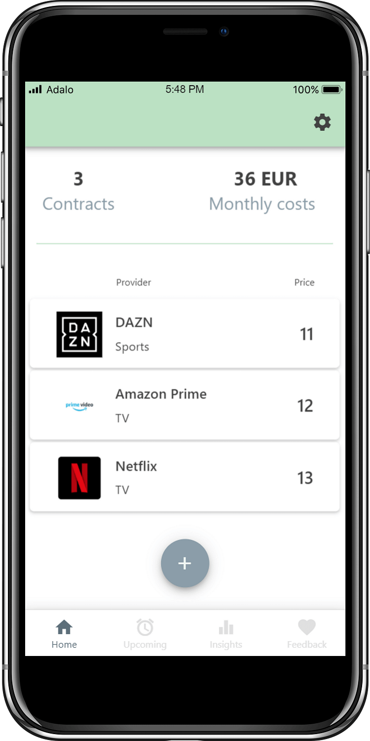 Memoly app built without code